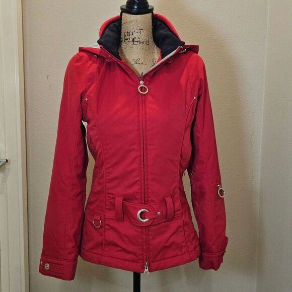 Women's Metropolis Polaris Red Ski Jacket Size Small - Picture 1 of 12